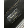Borse Imitazioni Dior piccola Lady Dior My ABCDior con ciondolo D.I.O.R agnello cannage Nero