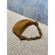 Borsa hobo YSL Saint Laurent Amalia pelle scamosciata caramello