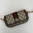 Qualità superiore replica Borsa mini Gucci Ophidia 795466 marrone