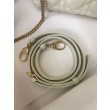 Borsa Replica 1:1 Mini Lady Dior con cuciture cannage bianco
