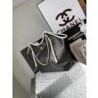 Borse Chanel Maxi Shopping Tote Piccola/Grande AS5463 Rafia/Vitello Nero/Bianco