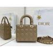 Borse Dior Lady Dior My ABC Dior piccola Arco ciondolo D.I.O.R. in metallo Grigio talpa