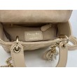 Borse Dior Mini Lady Dior Arco con ciondoli D.I.O.R  Beige