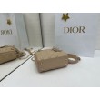 Borse Dior Mini Lady Dior Arco con ciondoli D.I.O.R  Beige