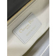 Borse Dior piccola Lady Dior My ABCDior in metallo cannage bianco con ciondolo D.I.O.R Borse Dior piccola Lady Dior My ABCDior in metallo cannage bianco con ciondolo D.I.O.R