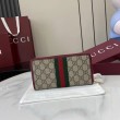Alta gamma replica Portafoglio Gucci Ophidia con cerniera 838484 rosso