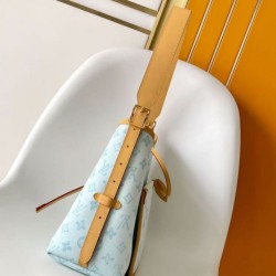 Replica qualità specchio Qualità superiore replica Louis Vuitton Carryall PM/MM M27532 M27948 Altro Blu Tela