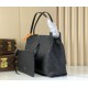 Replica qualità specchio Borsa tote Louis Vuitton Mahina Boundless M13180 M13179 Nero