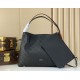 Replica qualità specchio Borsa tote Louis Vuitton Mahina Boundless M13180 M13179 Nero