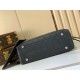 Replica qualità specchio Borsa tote Louis Vuitton Mahina Boundless M13180 M13179 Nero
