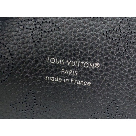Replica qualità specchio Borsa tote Louis Vuitton Mahina Boundless M13180 M13179 Nero