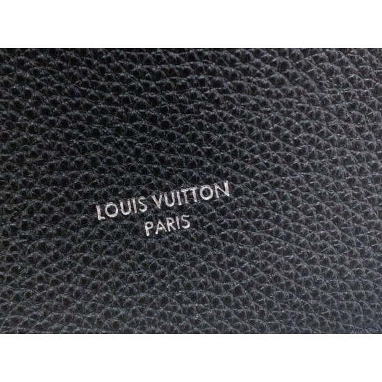 Replica qualità specchio Borsa tote Louis Vuitton Mahina Boundless M13180 M13179 Nero