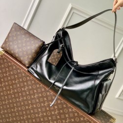 Replica qualità specchio Borsa da viaggio Louis Vuitton Carry All M15175 Nero
