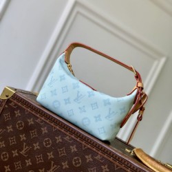 Replica qualità specchio Borsa LV Pochette Hills blu