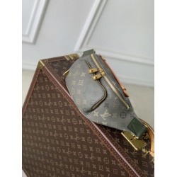 Qualità superiore replica a tracolla Louis Vuitton M26933 Rush Bumbag Uomo verde