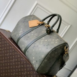 Replica Borsa da viaggio Louis Vuitton Keepall Bandoulière 50 M26959 verde Imitazioni Replica qualità specchio Borsa da viaggio Louis Vuitton Keepall Bandoulière 50 M26959 verde