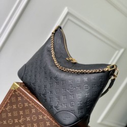 Replica Borse LV Boulogne GM M13706 Nero Imitazioni Replica qualità specchio Borse LV Boulogne GM M13706 Nero