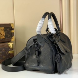 Replica Borsa Louis Vuitton Speedy P9 Bandoulière 25 nera Imitazioni Replica qualità specchio Borsa Louis Vuitton Speedy P9 Bandoulière 25 nera