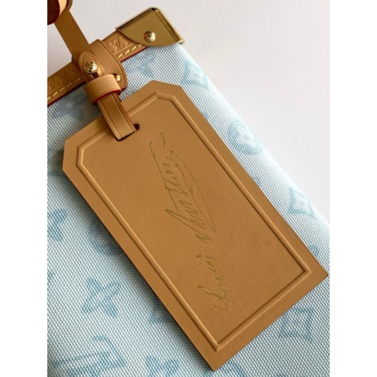 Replica Borse Imitazioni a mano Louis Vuitton Side Trunk MM M27891 Azzurra Imitazioni Replica qualità specchio Borse Imitazioni a mano Louis Vuitton Side Trunk MM M27891 Azzurra