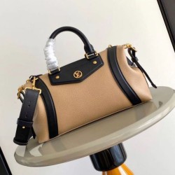 Replica qualità specchio Perfetta a mano LV LV Biker MM M25557 Azzurra