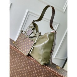 Borse Firmate Replica a mano LV CarryAll Vibe MM M14268 Verde