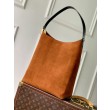 Qualità superiore replica a mano LV Low Key Hobo MM M25516 scamosciata arancione