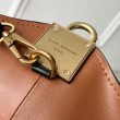 Qualità superiore replica a mano LV Low Key Hobo MM M25516 scamosciata arancione