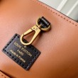 Qualità superiore replica a mano LV Low Key Hobo MM M25516 scamosciata arancione