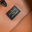Qualità superiore replica a mano LV Low Key Hobo MM M25516 scamosciata arancione