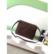 Replica Perfetta hobo Chanel 26c AS5886 scamosciata trapuntata marrone
