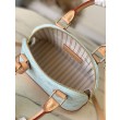 Borsa LV Alma BB M27526 Monogram Origine Bleu Courrier