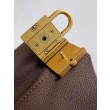 Bora Pari all'originale replica LV Low Key Hobo MM M24856 m24974 Marrone