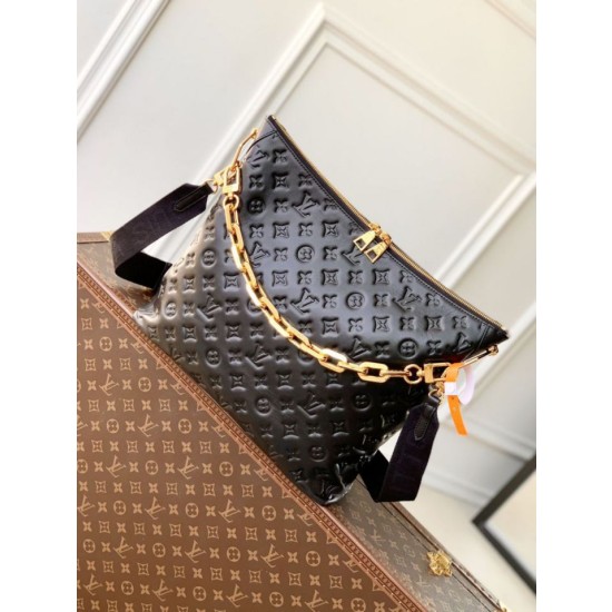 Borse Replica LV M12068 Coussin Hobo MM nera