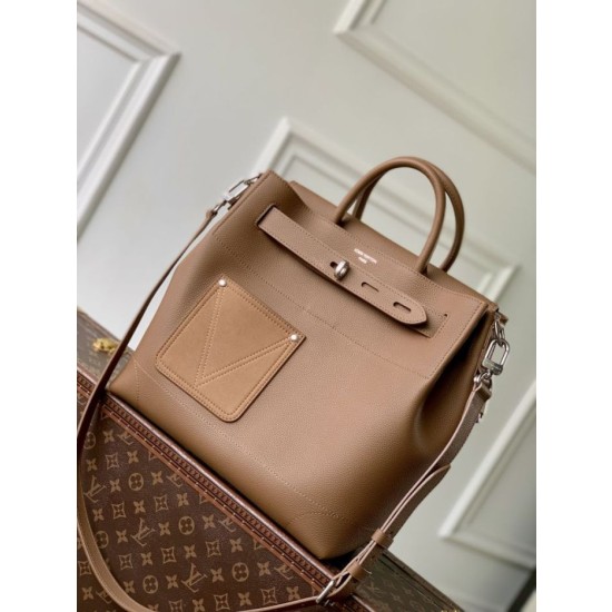 Borsa Replica 1:1 LV Steamer 30 vitello LV Touch M26758 Marrone 