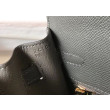 Borsa Sellier Kelly 25 Hermes Epsom Grigio scuro Borsa Sellier Kelly 25 Hermes Epsom Grigio scuro