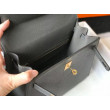 Borsa Sellier Kelly 25 Hermes Epsom Grigio scuro Borsa Sellier Kelly 25 Hermes Epsom Grigio scuro