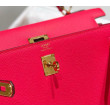 Borsa Sellier Kelly 25cm Hermes Epsom Rosa rossa