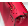 Borsa Sellier Kelly 25cm Hermes Epsom Rosa rossa