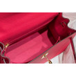 Borsa Sellier Kelly 25cm Hermes Epsom Rosa rossa