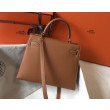 Borse Hermes Kelly 28cm Epsom Marrone GHW Borse Hermes Kelly 28cm Epsom Marrone GHW