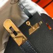 Borse Hermes Kelly 28cm Epsom Nero GHW