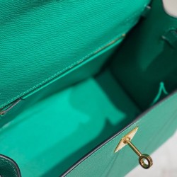 Replica Borse Imitazioni Sellier Kelly 25/28cm Hermes Epsom Verde Giada Imitazioni Replica qualità specchio Borse Imitazioni Sellier Kelly 25/28cm Hermes Epsom Verde Giada