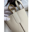 Borse Imitazioni tote Hermes In The Loop 18 fatta a mano beige clemence Borse Imitazioni tote Hermes In The Loop 18 fatta a mano beige clemence