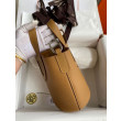 Borsa tote Hermes In The Loop 18 fatta a mano marrone Clemence Borsa tote Hermes In The Loop 18 fatta a mano marrone Clemence