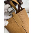 Borsa tote Hermes In The Loop 18 fatta a mano marrone Clemence Borsa tote Hermes In The Loop 18 fatta a mano marrone Clemence