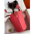 Borsa tote Hermes In The Loop 18 fatta a mano rosa clemence Borsa tote Hermes In The Loop 18 fatta a mano rosa clemence
