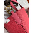 Borsa tote Hermes In The Loop 18 fatta a mano rosa clemence Borsa tote Hermes In The Loop 18 fatta a mano rosa clemence