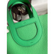 Qualità superiore replica tote Hermes In The Loop 18 fatta a mano verde clemence Qualità superiore replica tote Hermes In The Loop 18 fatta a mano verde clemence