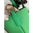 Qualità superiore replica tote Hermes In The Loop 18 fatta a mano verde clemence Qualità superiore replica tote Hermes In The Loop 18 fatta a mano verde clemence