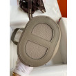 Imitazioni borse griffate tote Hermes In The Loop 18 grigia Clemence